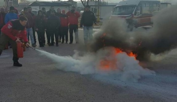 AKUT yangın eğitimi aldı