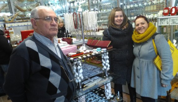Bulgar turistler lületaşına hayran kaldı