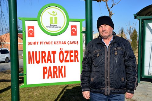 Şehidin adı parka verildi