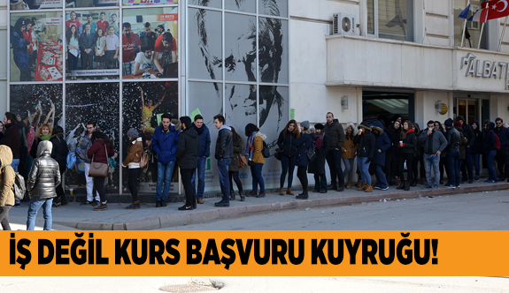 Ücretsiz kurs için kuyruk oluştu
