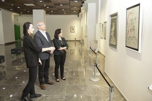 Çakırözer Çağdaş Sanatlar Galerisi ve Salvador Dali Sergisini gezdi