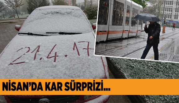 GÜNE KAR İLE UYANDIK