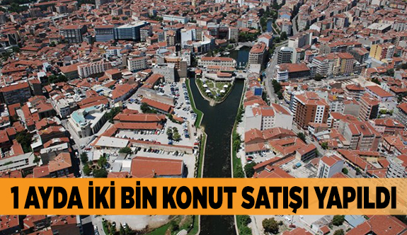 1 AYDA İKİ BİN KONUT SATIŞI YAPILDI