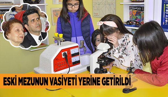 ESKİ MEZUNUN VASİYETİ YERİNE GETİRİLDİ