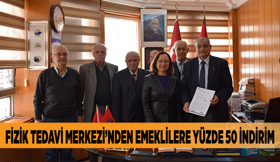FİZİK TEDAVİ MERKEZİ’NDEN EMEKLİLERE YÜZDE 50 İNDİRİM