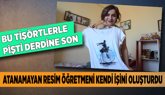 ATANAMAYAN RESİM ÖĞRETMENİ KENDİ İŞİNİ OLUŞTURDU