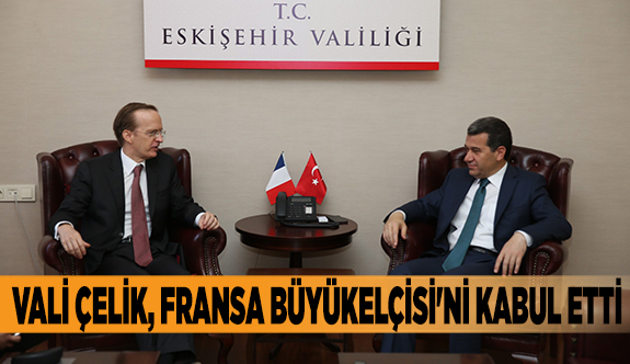 VALİ ÇELİK, FRANSA BÜYÜKELÇİSİ'Nİ KABUL ETTİ