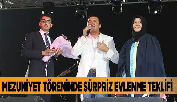 MEZUNİYET TÖRENİNDE SÜRPRİZ EVLENME TEKLİFİ