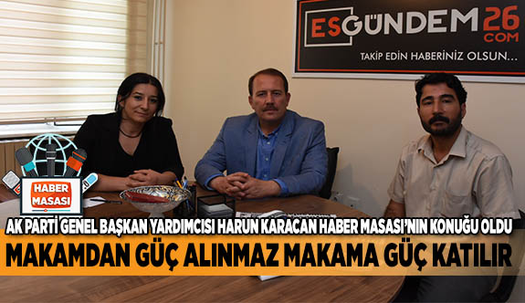 MAKAMDAN GÜÇ ALINMAZ MAKAMA GÜÇ KATILIR