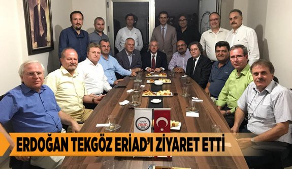 ERDOĞAN TEKGÖZ ERİAD’I ZİYARET ETTİ