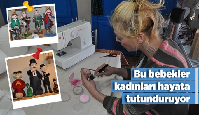 Bebek sanatı yapım atölyesi 500'den fazla kadına umut oldu