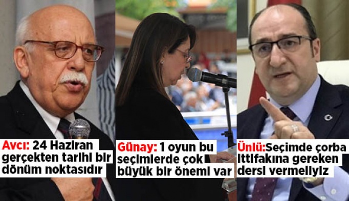 AK PARTİLİLERDEN 24 HAZİRAN MESAJI