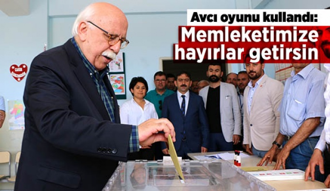 Avcı oyunu kullandı:Memleketimize hayırlar getirsin
