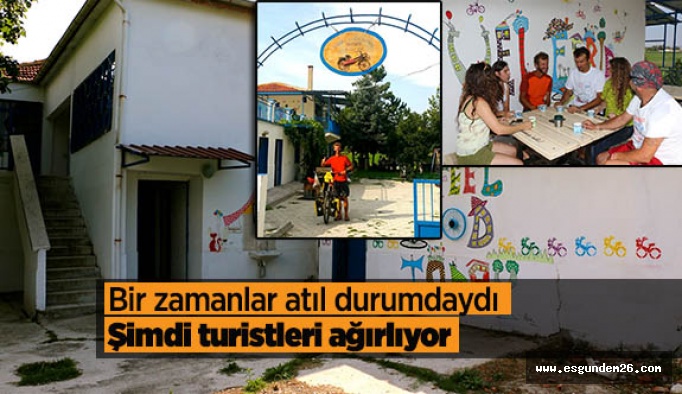 İmeceyle yaptıkları evde bisikletli konuklarını ücretsiz ağırlıyorlar