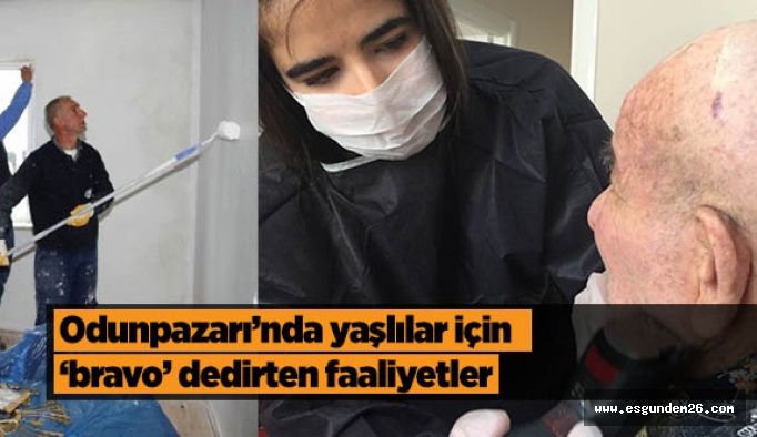 Odunpazarı’nda yaşlılar için ‘bravo’ dedirten faaliyetler