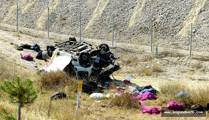 Eskişehir'de trafik kazası:Bir kişi hayatını kaybetti, 1 kişi yaralandı.