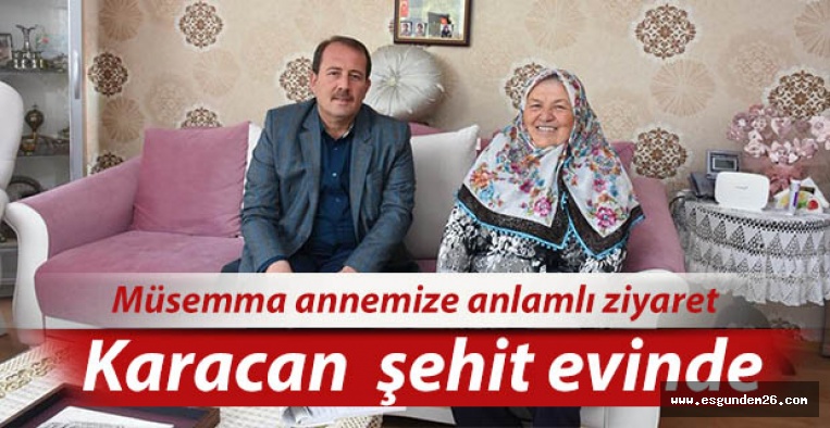 Karacan şehit evinde