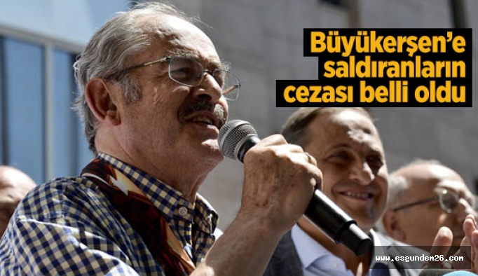 Yılmaz Büyükerşen'e saldırı davasında karar