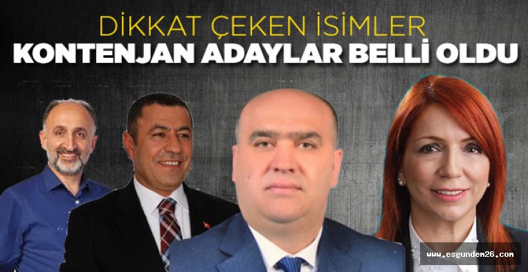 İŞTE CUMHUR İTTİFAKININ KONTENJAN ADAYLARI