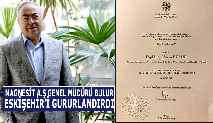 EKREM BULUR’A AVUSTURYA'DAN ŞEREF NİŞANI