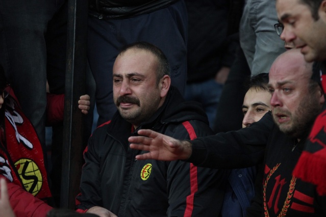 Bu gözyaşları Eskişehirspor için