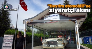 "Devrim otomobili"ne ziyaretçi akını