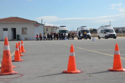 AMBULANS ŞOFÖRLERİ BÖYLE EĞİTİLİYOR