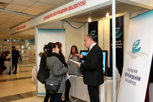 Kariyer Günlerinde Büyükşehir  Standına Yoğun İlgi