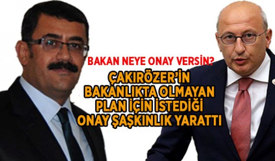 OLMAYAN PLANA ONAY İSTEDİ