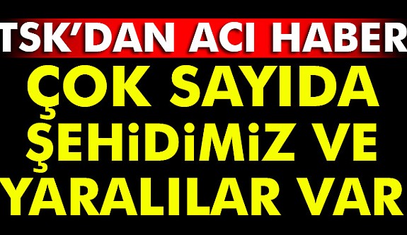 FIRAT KALKANI'NDA 14 ASKER ŞEHİT OLDU