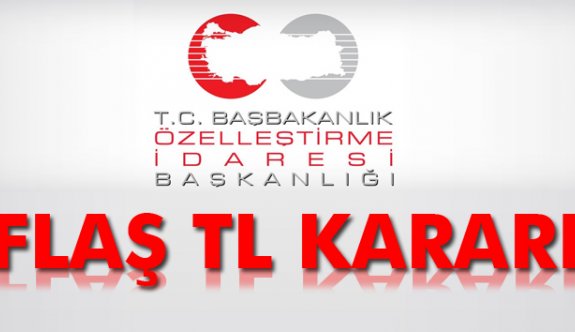 İhaleler Türk lirası ile yapılacak