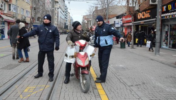 Trafiğe kapalı alanlarda sıkı denetim