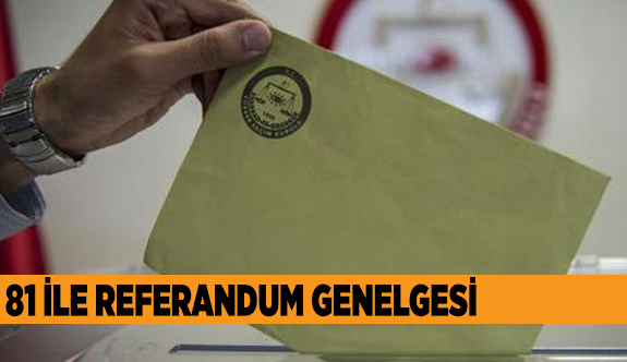 BAKANLIKTAN REFERANDUM TEDBİRLERİ