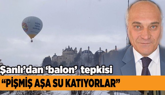 Proje bizimdi, balonun yönü değişti