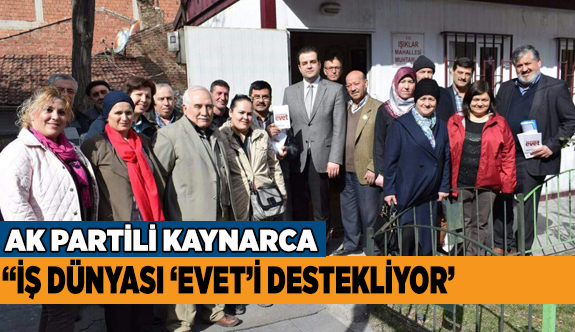 AK PARTİ KAPI KAPI GEZİYOR