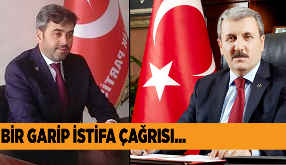 PARTİ ÜYESİ DEĞİL, PARTİDEN İSTİFA EDİYOR