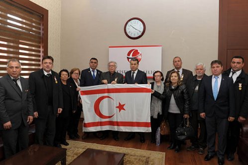 Şehit ve gazi derneklerinden Vali Azmi Çelik’e ziyaret