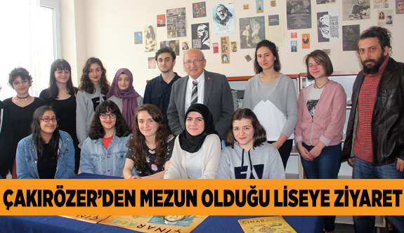 ÇAKIRÖZER'DEN ESKİŞEHİR ANADOLU LİSESİ'NE ZİYARET