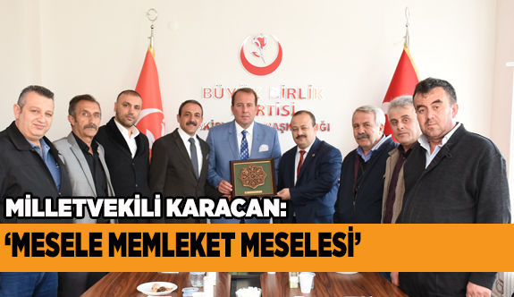 KARACAN BBP'YE TEŞEKKÜR ETTİ