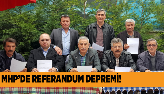 REFERANDUM SONRASI İSTİFALAR GELDİ