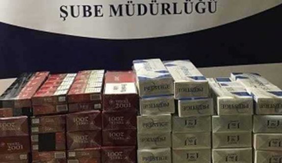 179 paket kaçak sigara ele geçirildi