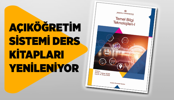 AÇIKÖĞRETİM SİSTEMİ DERS KİTAPLARI YENİLENİYOR