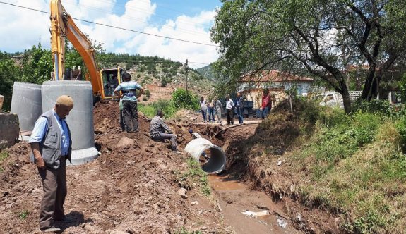 Sel baskını yaşanan ilçelerin altyapısı güçlendiriliyor