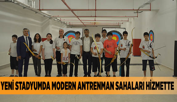 YENİ STADYUMDA MODERN ANTRENMAN SAHALARI HİZMETTE