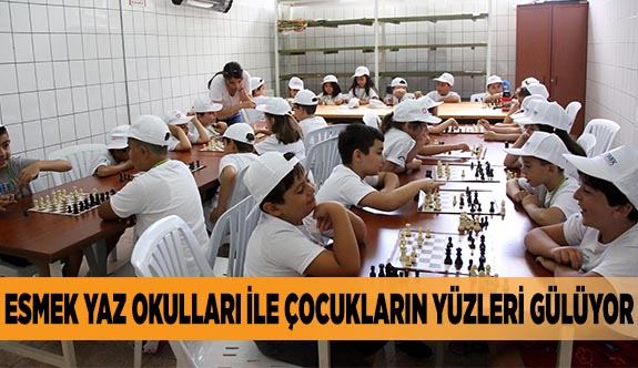 ESMEK YAZ OKULLARI İLE ÇOCUKLARIN YÜZLERİ GÜLÜYOR