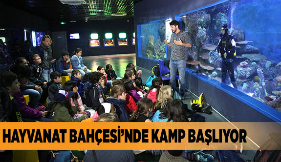 HAYVANAT BAHÇESİ’NDE KAMP BAŞLIYOR