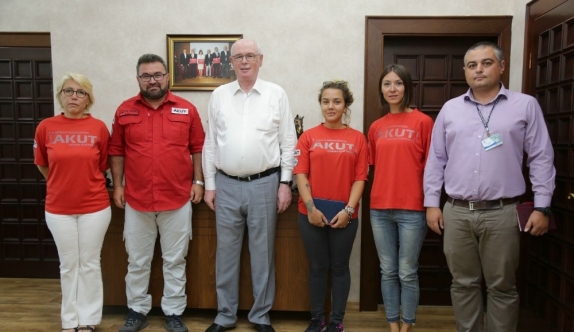 AKUT ekibi Başkan Kurt’u ziyaret etti