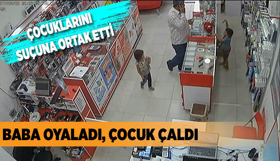 ÇOCUKLARINI SUÇUNA ORTAK ETTİ