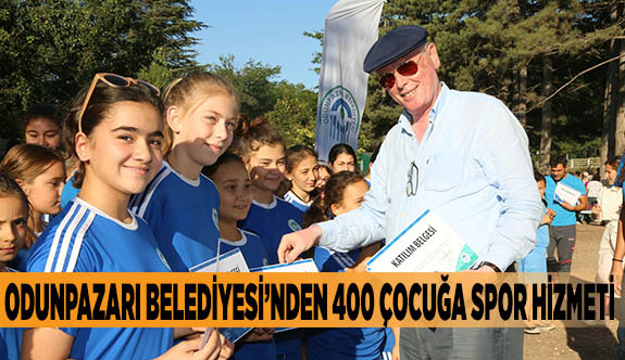 Odunpazarı Belediyesi’nden 400 çocuğa spor hizmeti