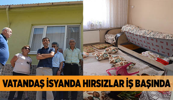 VATANDAŞ İSYANDA HIRSIZLAR İŞ BAŞINDA